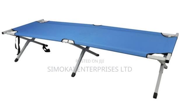Aluminium Portable Folding Camping Bed - main view