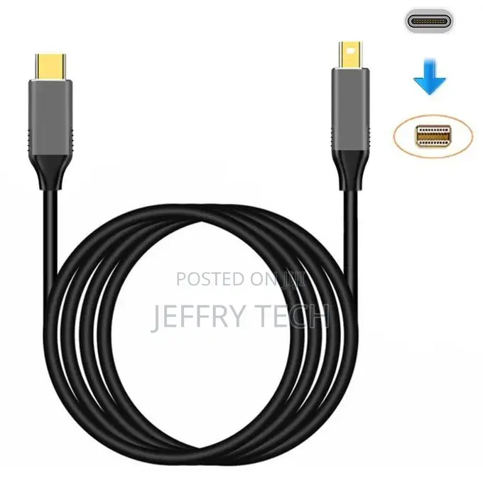 USB to Mini Displayport Able 6ft USB Type Thunderbolt 3 to M