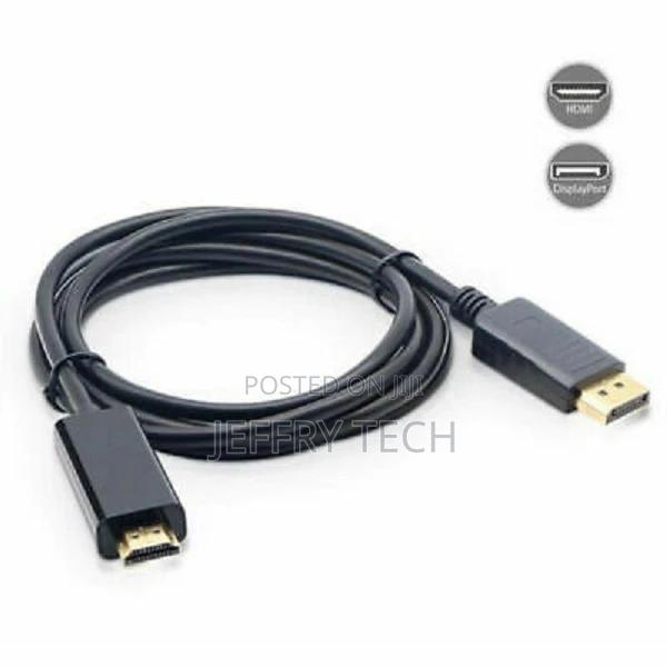 Displayport to Plated Cable Pw DP HDTV 6ft/1.8m HDMI PC Gold