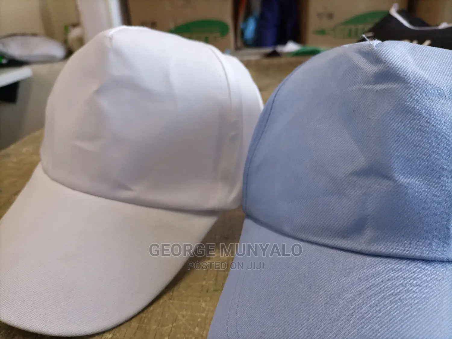 Light Material Plain Caps