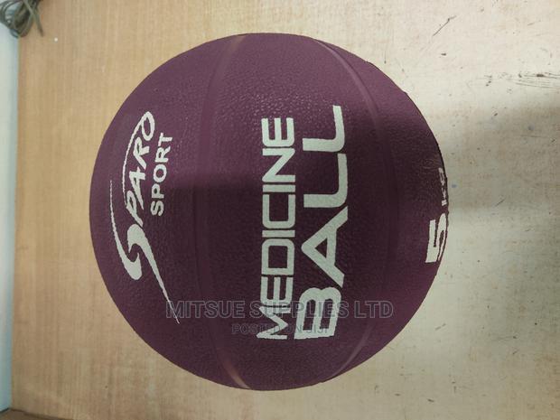 Exercise Rubber Medicine Ball 5kg - thumbnail 2