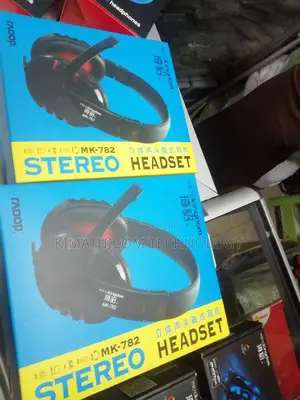 Streo Headphones With Mike Wired