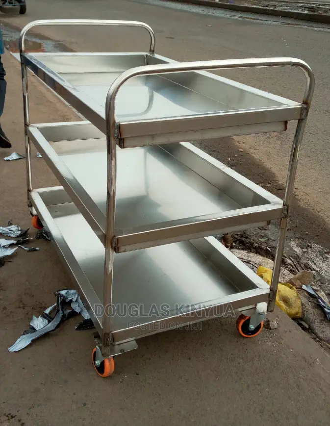 Food Trolley Stainless Steel