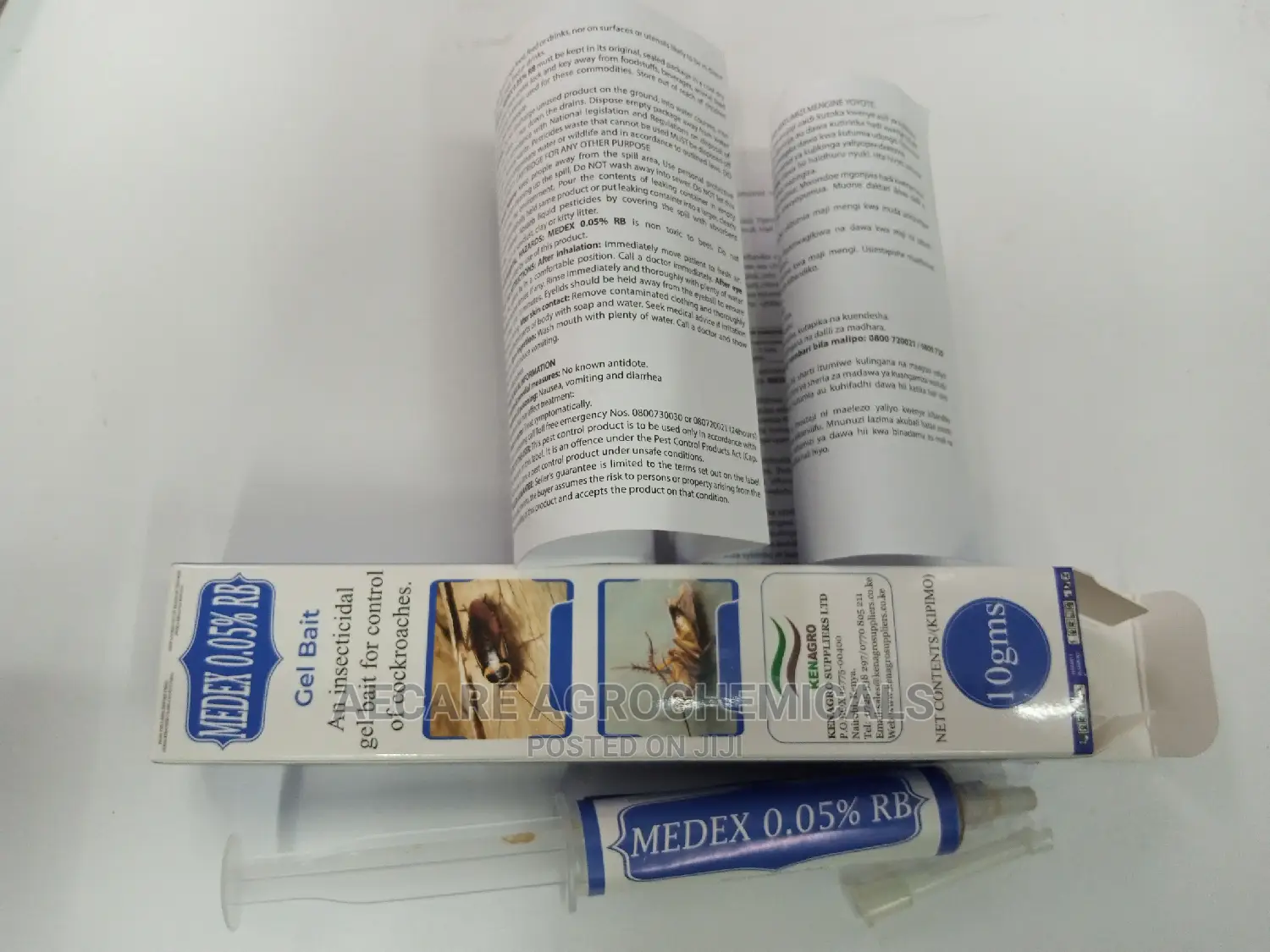 MEDEX 0.05% Cockroach Gel RB 10 Grams