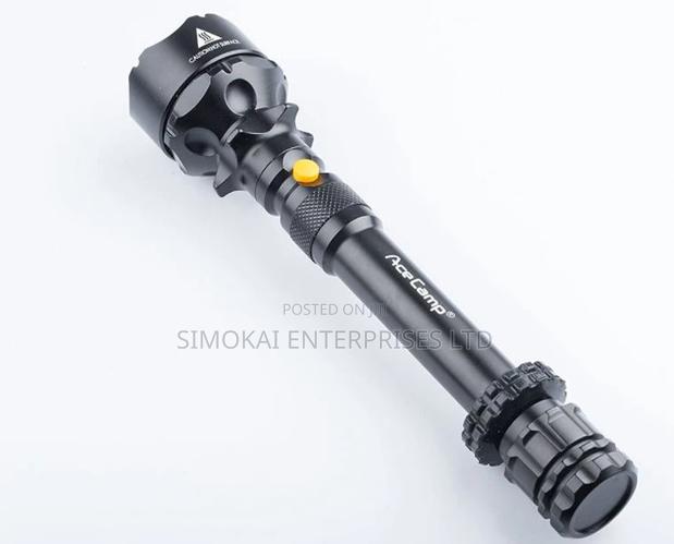 Aluminum USB Rechargable Power Bank LED Flashlight 1000 Lum - main view