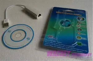 USB 2.0 Male to RJ45 Female 10/100mbps Ethernet LAN Conversi