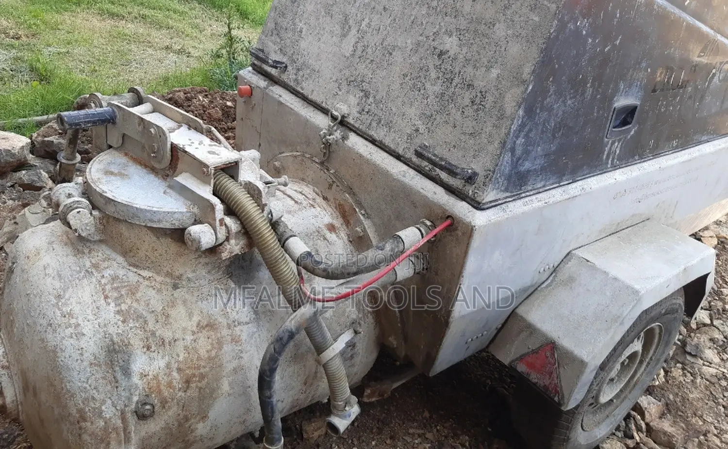 Concrete Mortar Screed Pump Alpha 3 Cylinder Engine - Ex-Uk