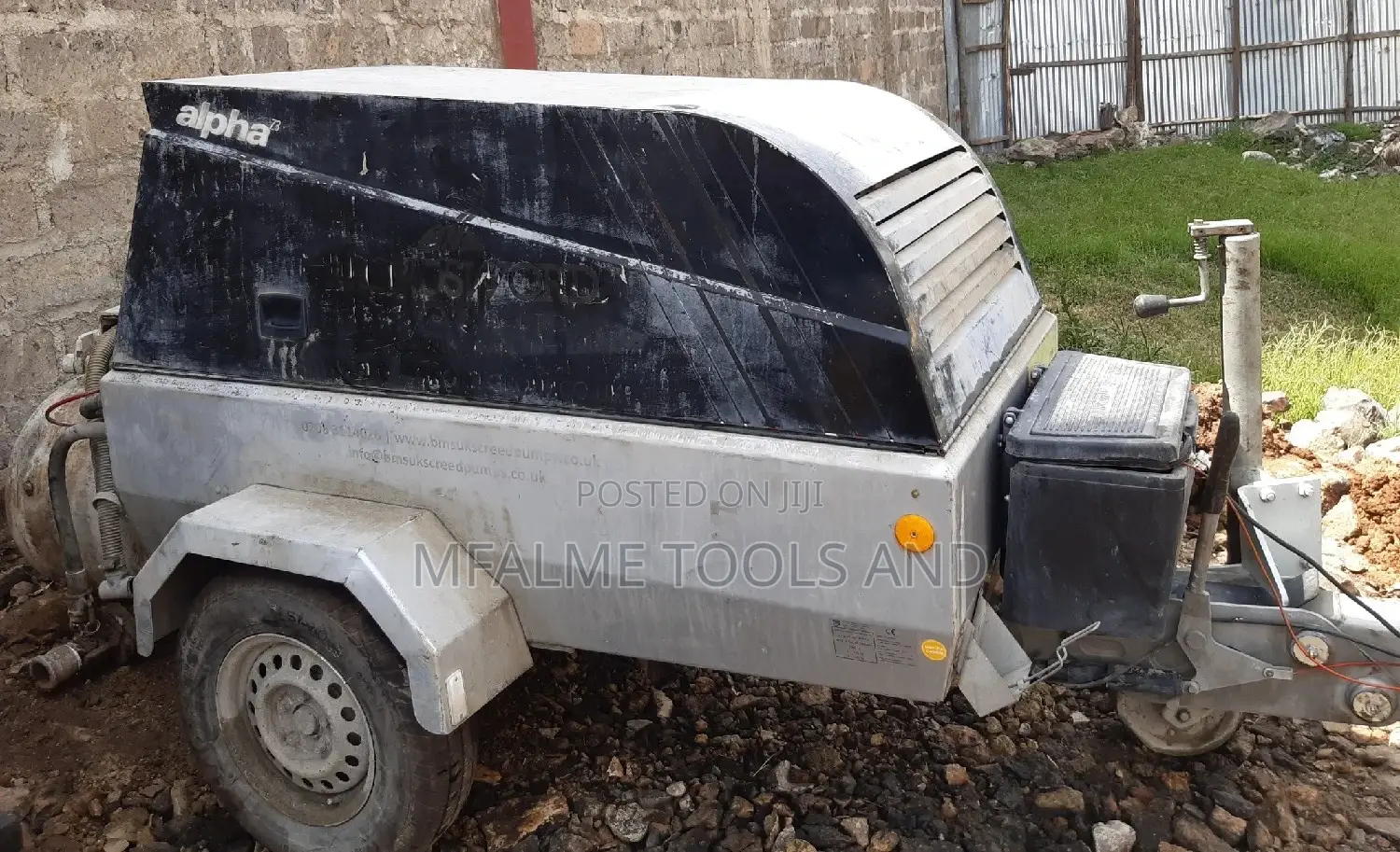 Concrete Mortar Screed Pump Alpha 3 Cylinder Engine - Ex-Uk