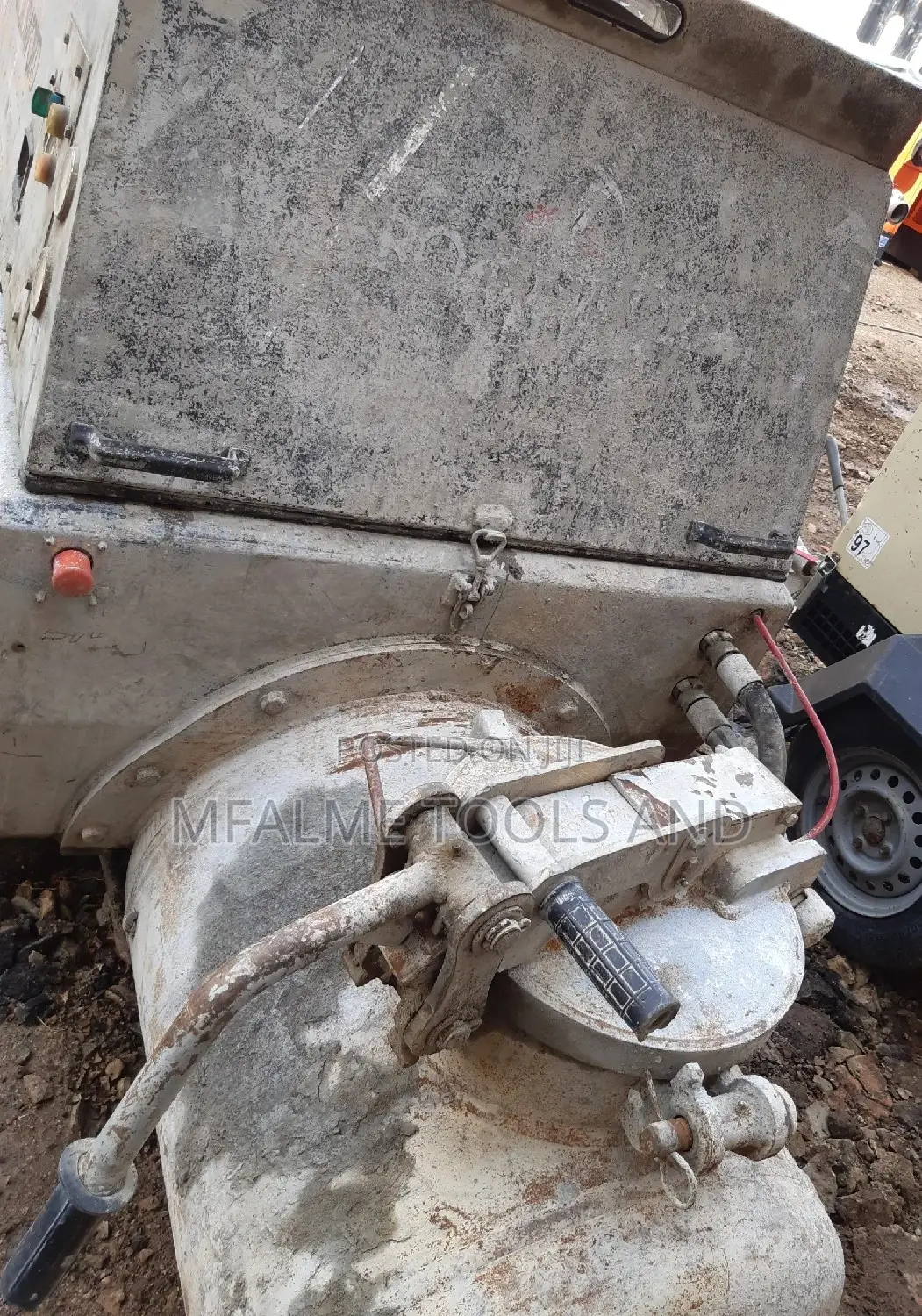 Concrete Mortar Screed Pump Alpha 3 Cylinder Engine - Ex-Uk