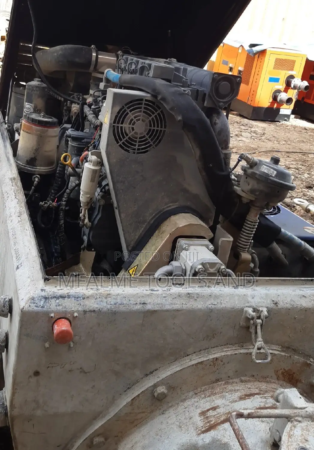 Concrete Mortar Screed Pump Alpha 3 Cylinder Engine - Ex-Uk