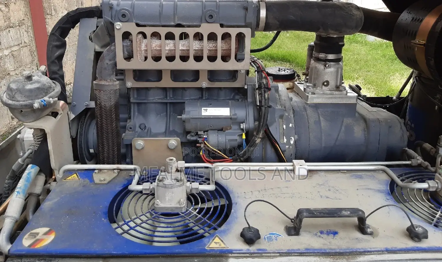 Concrete Mortar Screed Pump Alpha 3 Cylinder Engine - Ex-Uk