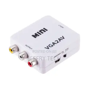 VGA to AV Mini Converter Adapter Support 1080P VGA2AV Conve
