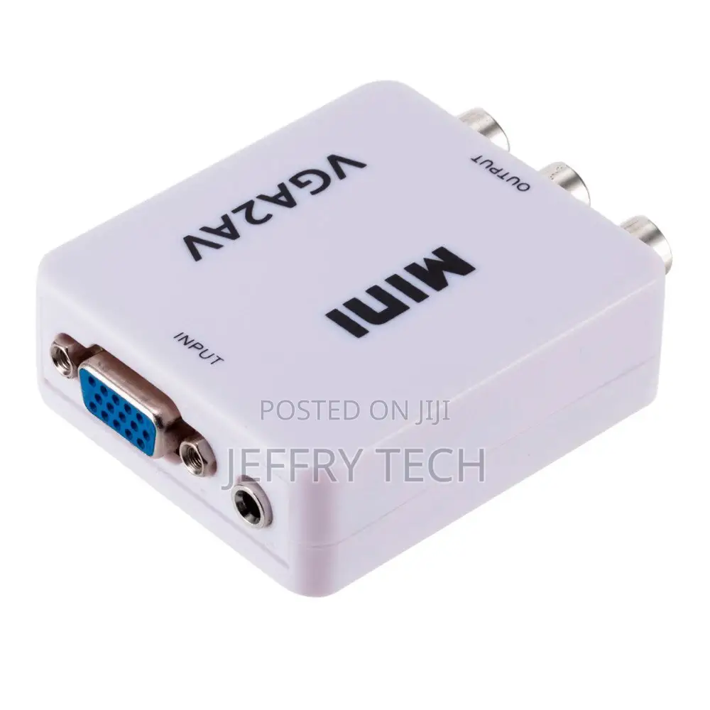VGA to AV Mini Converter Adapter Support 1080P VGA2AV Conve
