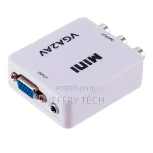 VGA to AV Mini Converter Adapter Support 1080P VGA2AV Conve