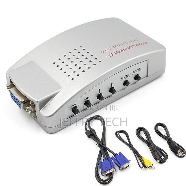 Universal Ntsc Pal VGA to TV AV Rca Signal Adapter Converter