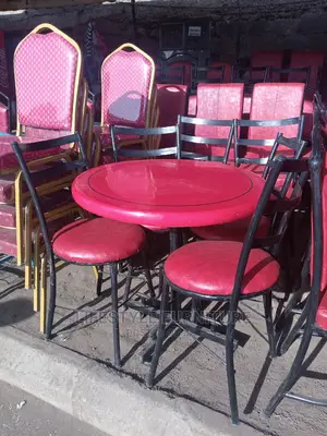 Hotel Stools and Table