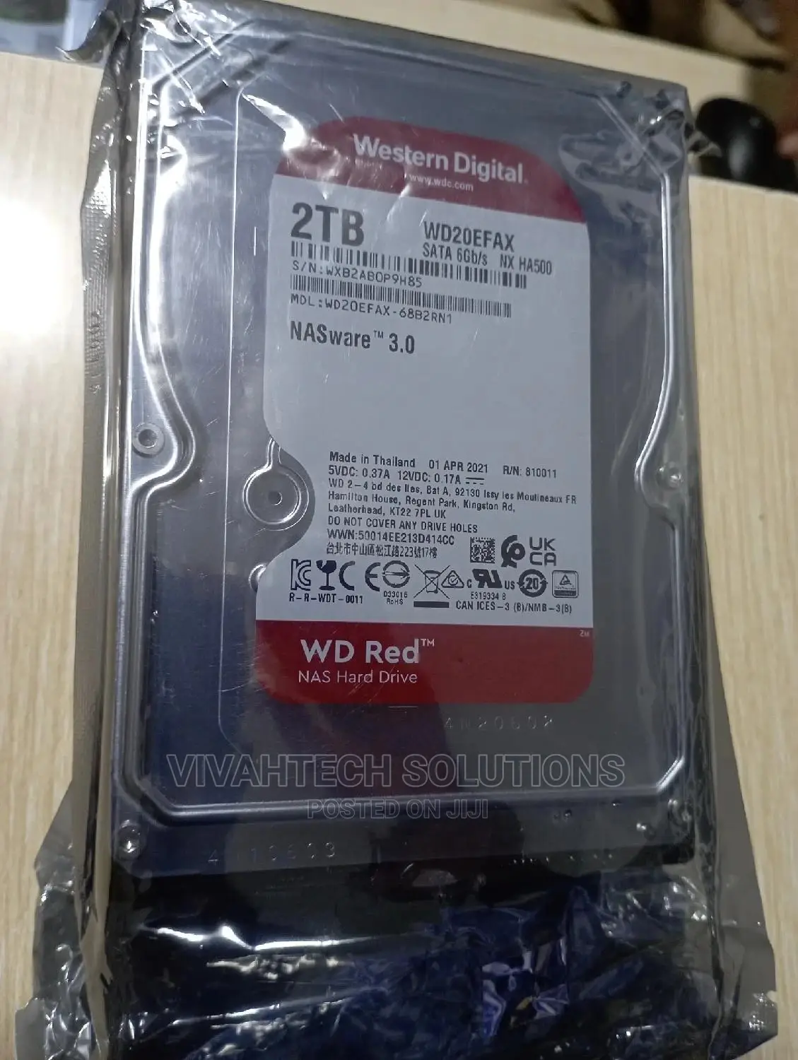 WD Red NAS Hard Drive - 2TB