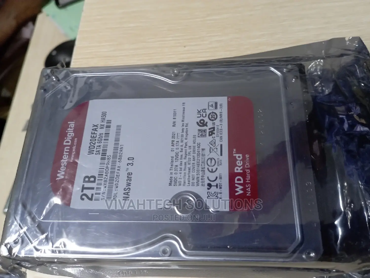 WD Red NAS Hard Drive - 2TB Part No: WD20EFAX