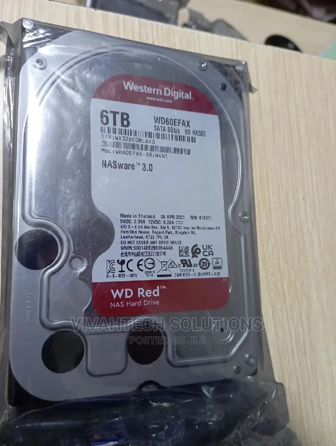 WD Red NAS Hard Drive 6TB