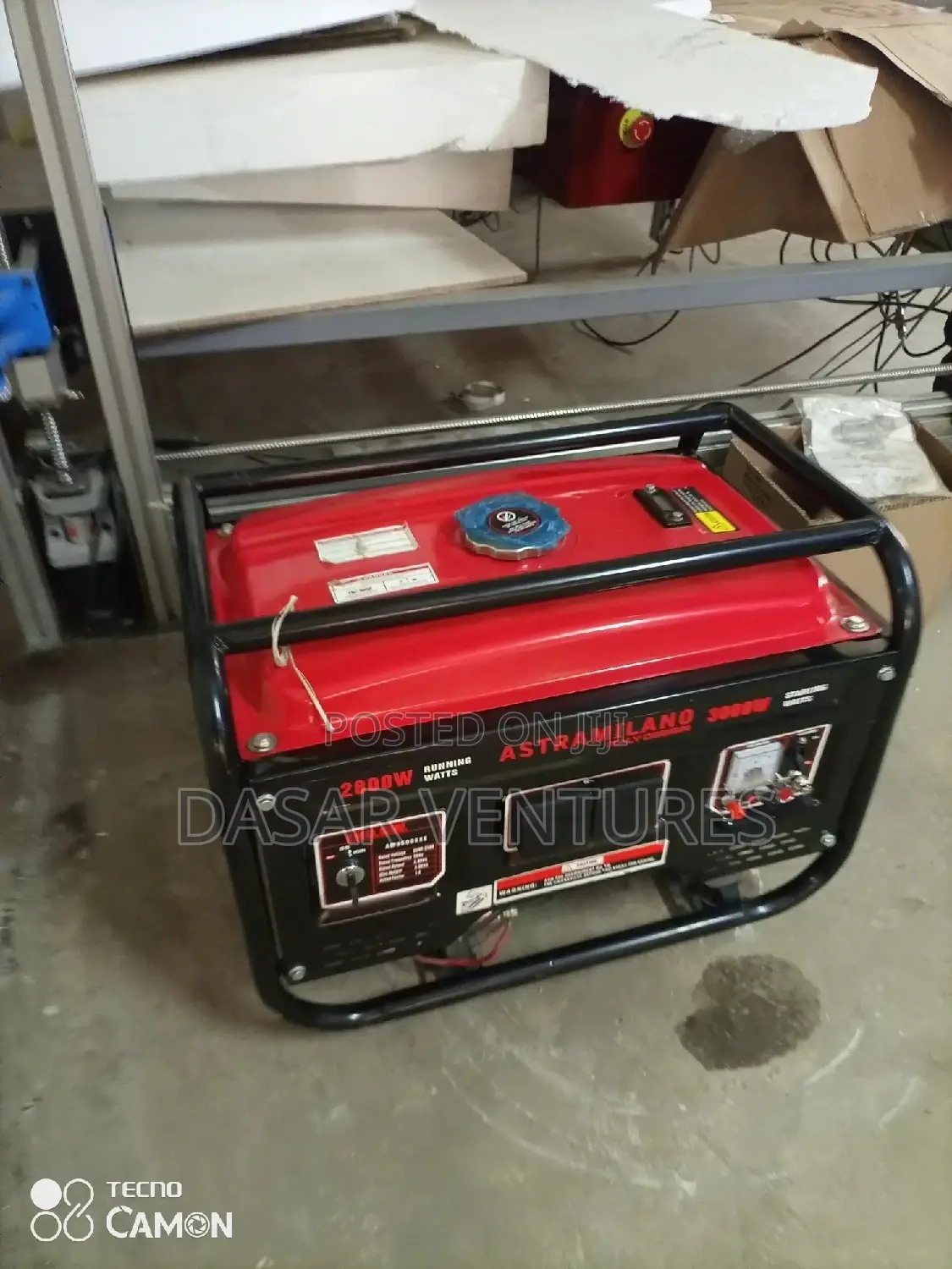 Generator for Hire 2.5kva