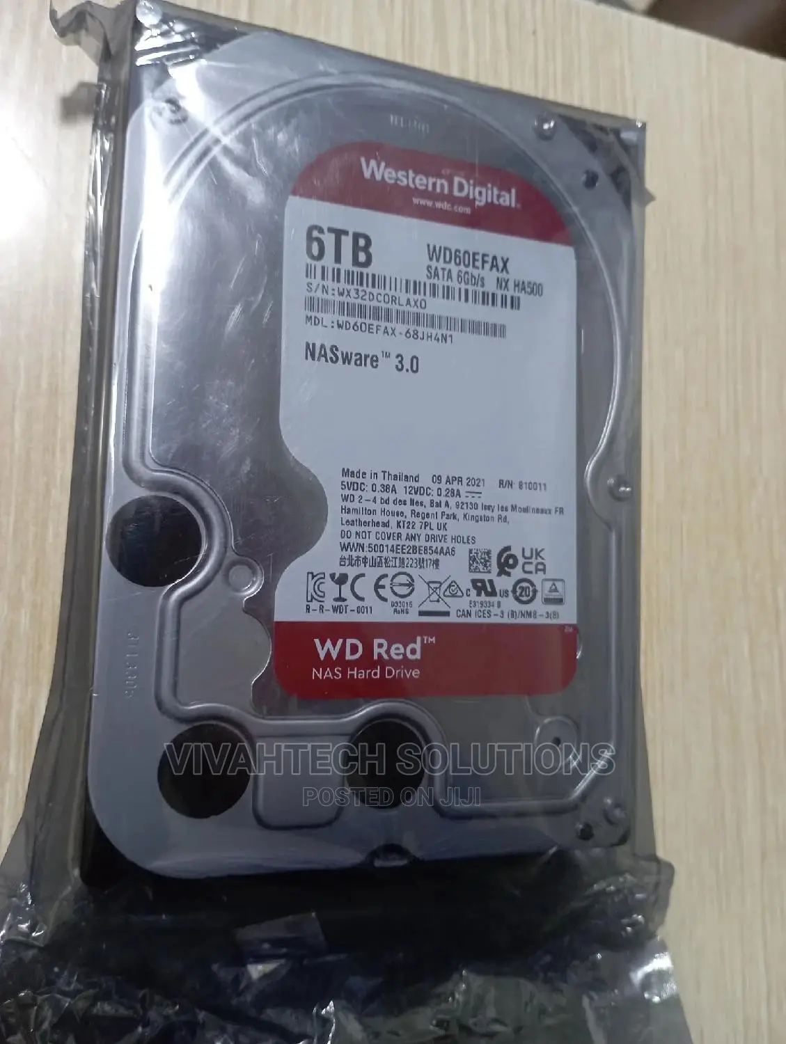 Western Digital WD Red NAS Hard Drive 6TB