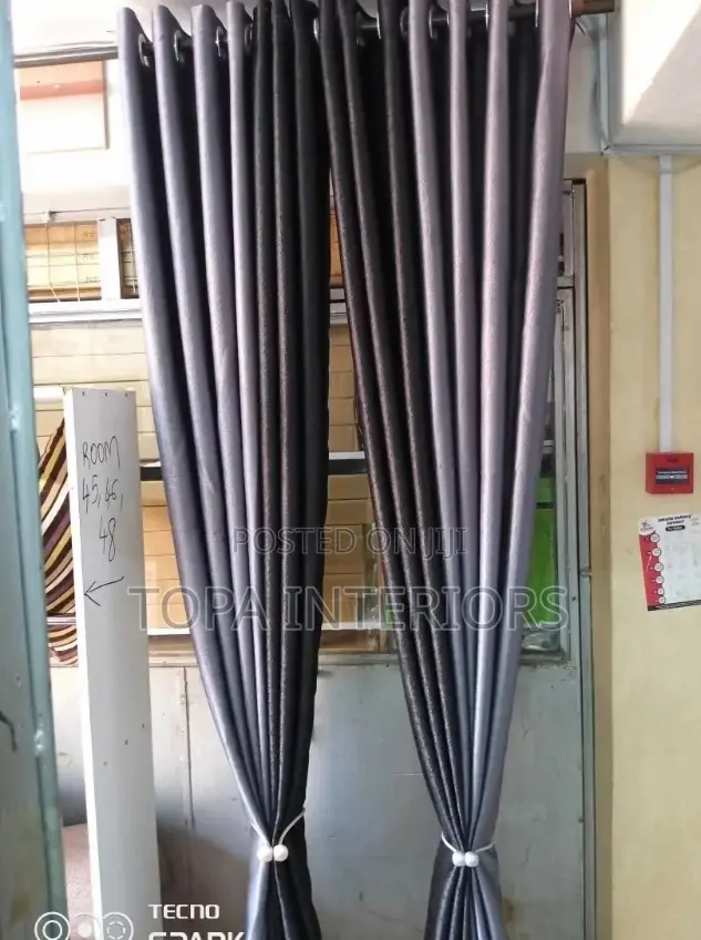 Grey Curtains for Home Windows and Hotel Windows Privacy