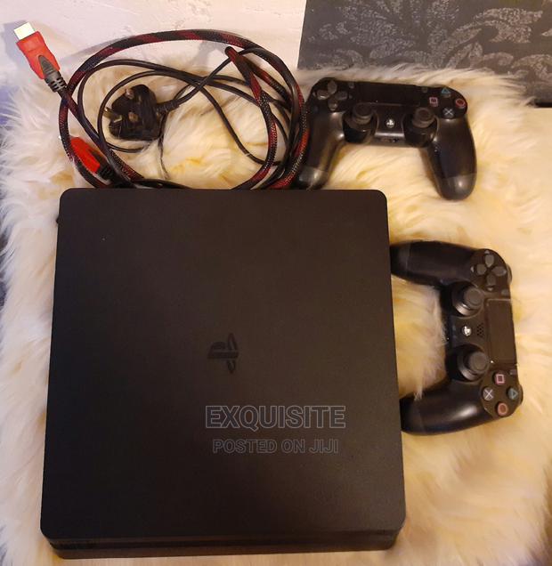 Slightly Used 500gb PS4 Slim( 2 Games Included) - thumbnail 2