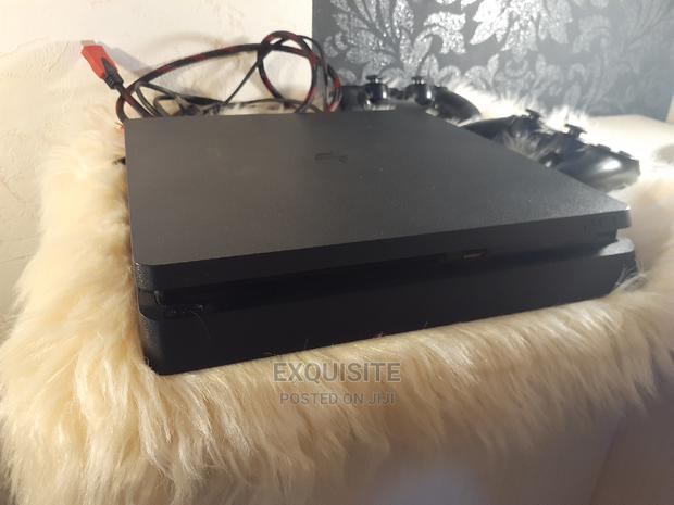 Slightly Used 500gb PS4 Slim( 2 Games Included) - thumbnail 3