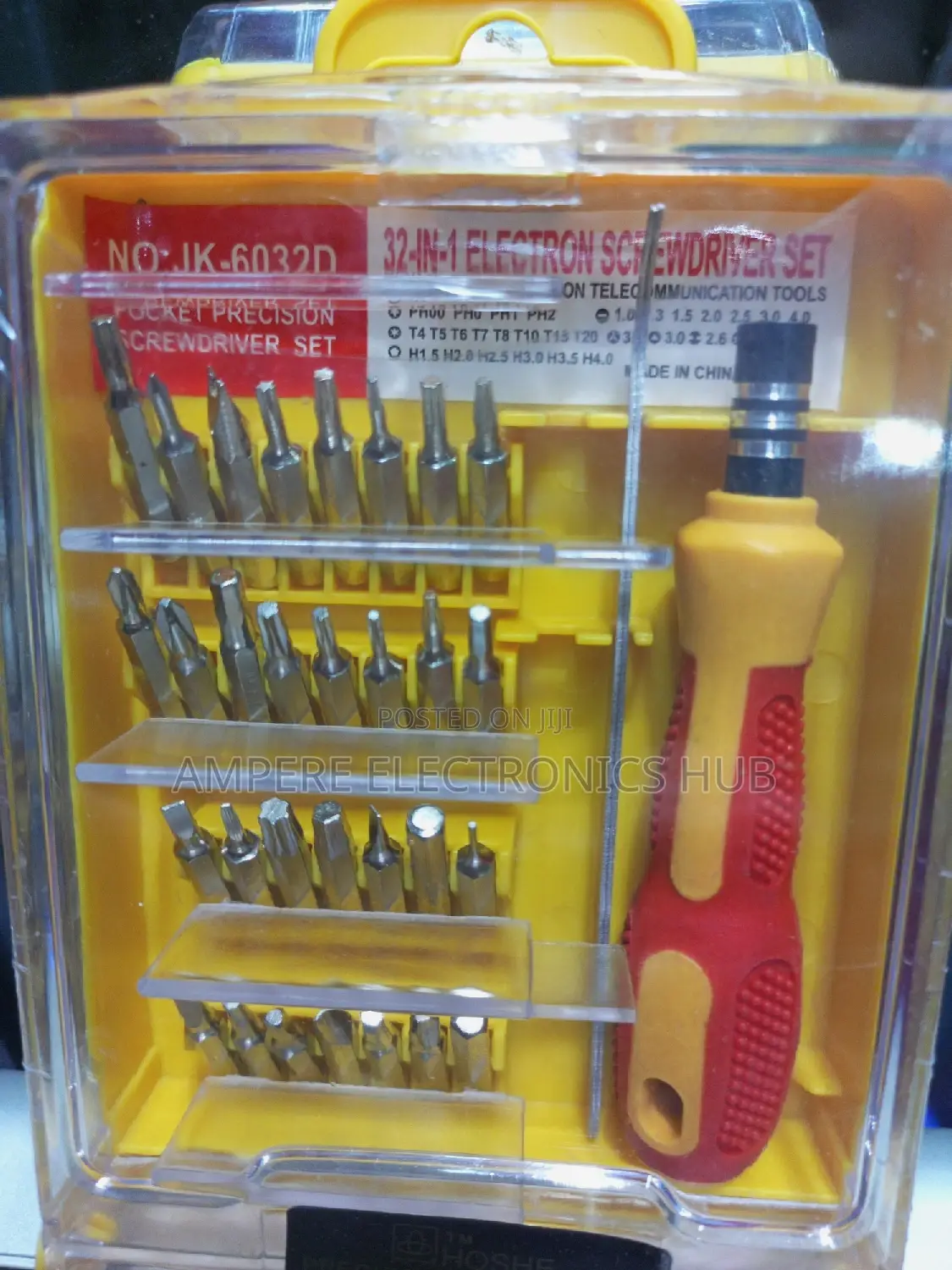 32-In-1 Screwdriver Set All Sizes