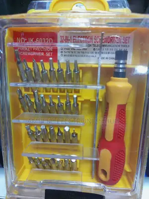 32-In-1 Screwdriver Set All Sizes