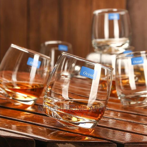 6pcs Cuba Rotating Whyskey Glasses