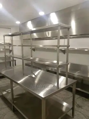 Stainless Steel Worktop With Overlap