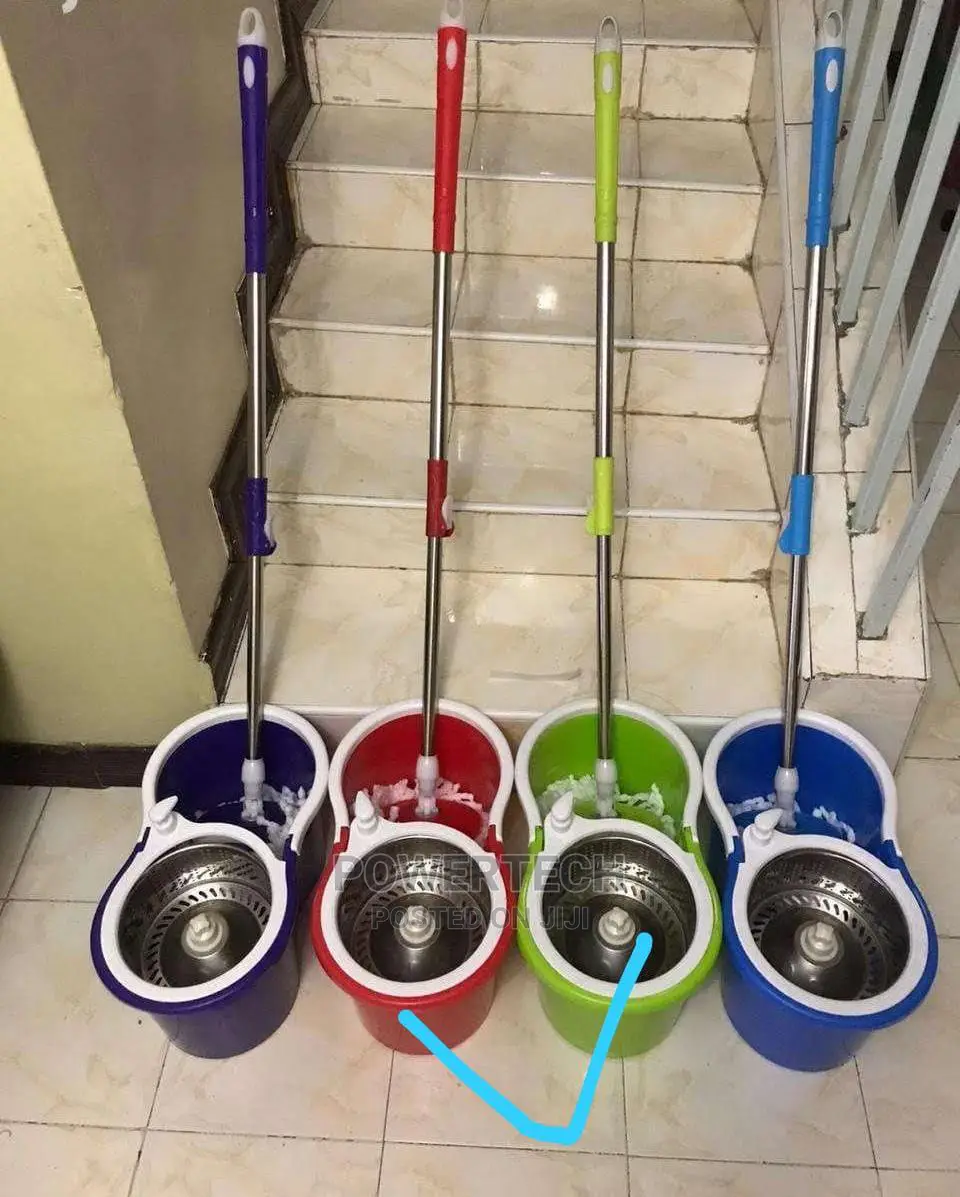 Spin Mop With Extra Mop