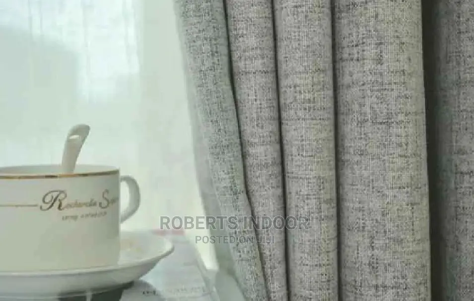 Light Grey Linen Curtain