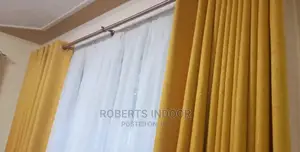 Mustard Yellow House Curtain