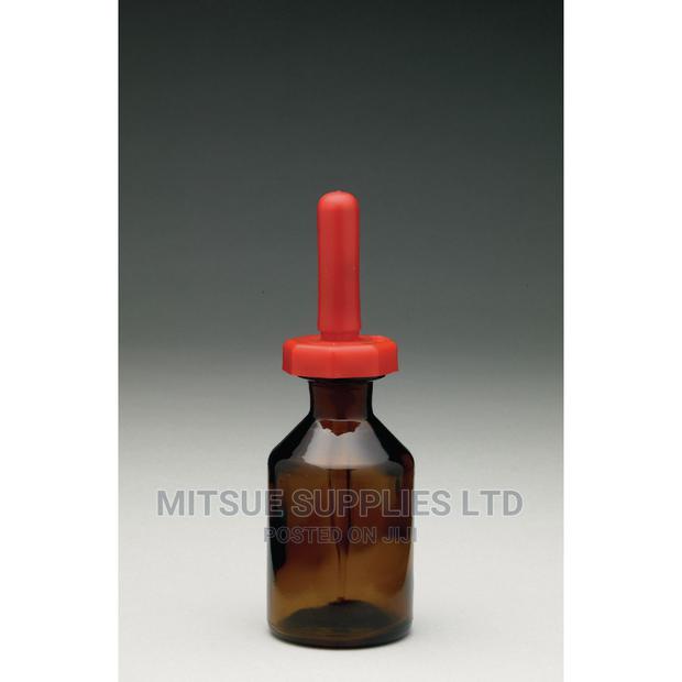 A Pair of Bottle Polystop Dropper 125ml- Amber