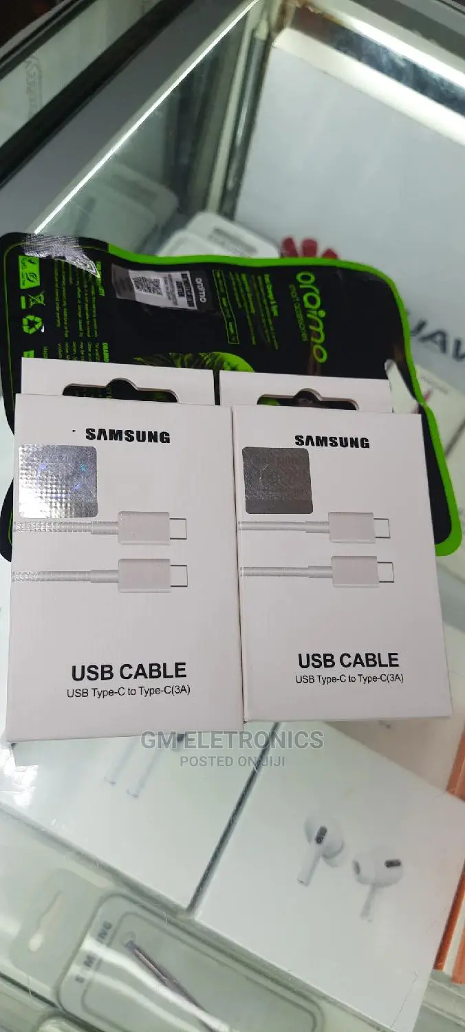 Samsung Type-C to Type-C Fast Charging Cable.