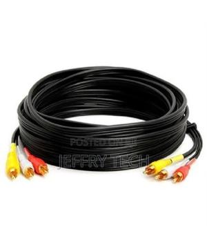 3 RCA to 3 RCA Composite Video + Audio Cable M/M 5m - thumbnail 2