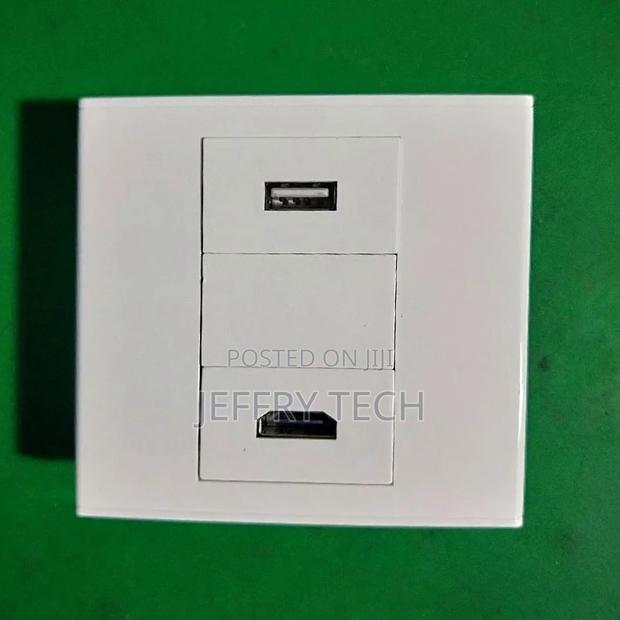 HDTV USB Wall Plate - main view