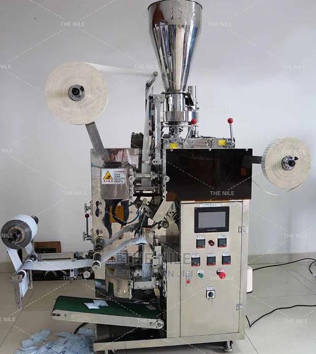 Machine Triangle Inner Outer Tea Bag Pouch Packing - main view