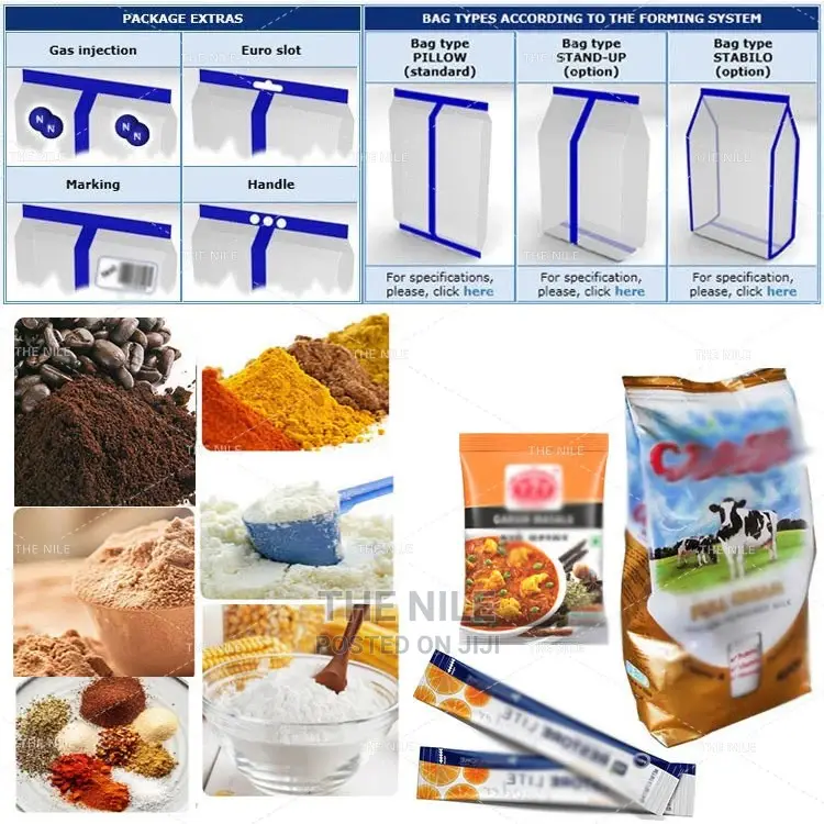 Milk Washing Detergent Spices Pouch Powder Packing
