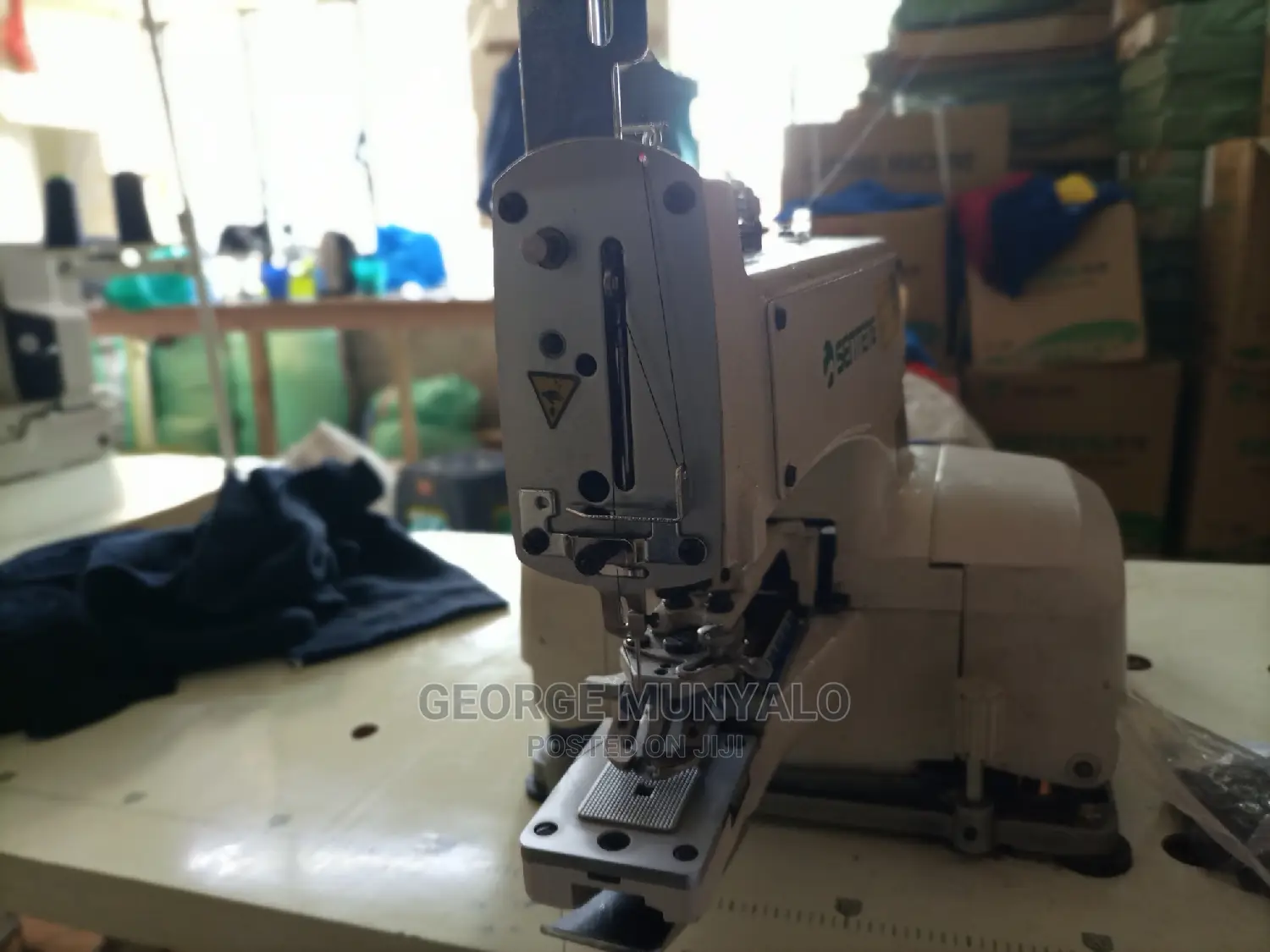 Button Fixing Sewing Machine