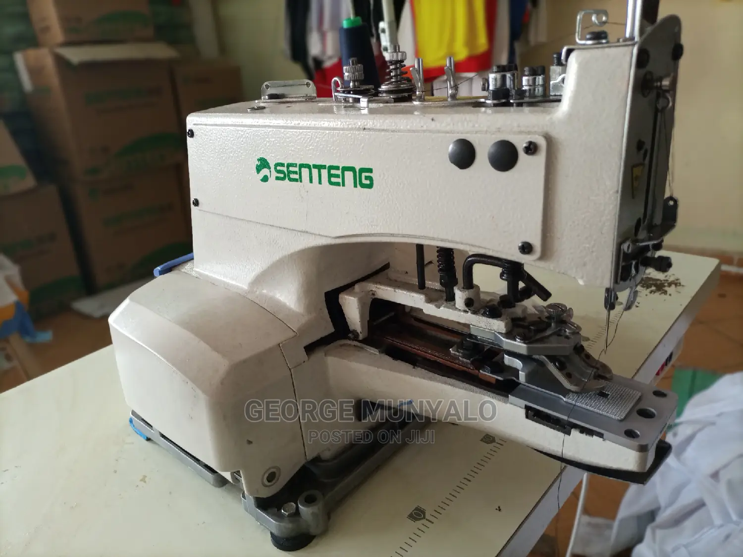 Button Fixing Sewing Machine