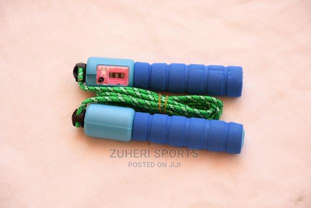 Skipping Ropes With Counter Blue Green