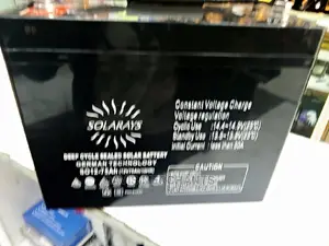 Deep Cycle Sealed Solar Battery 75ah