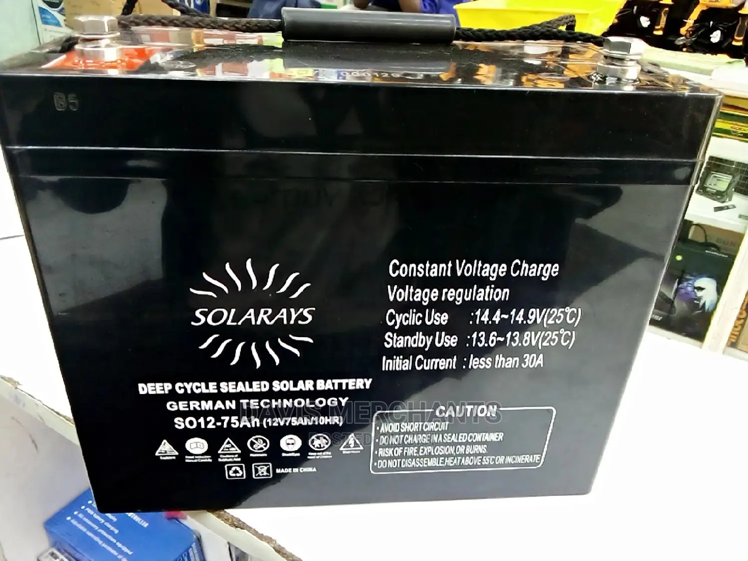 Deep Cycle Sealed Solar Battery 75ah