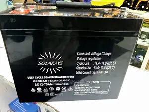 Deep Cycle Sealed Solar Battery 75ah