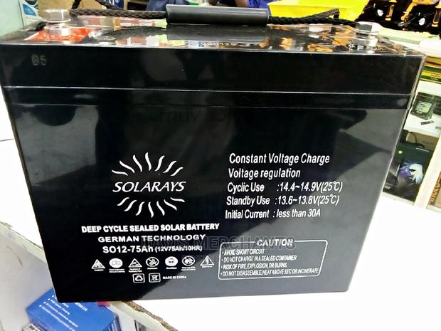 Deep Cycle Sealed Solar Battery 75ah - thumbnail 3