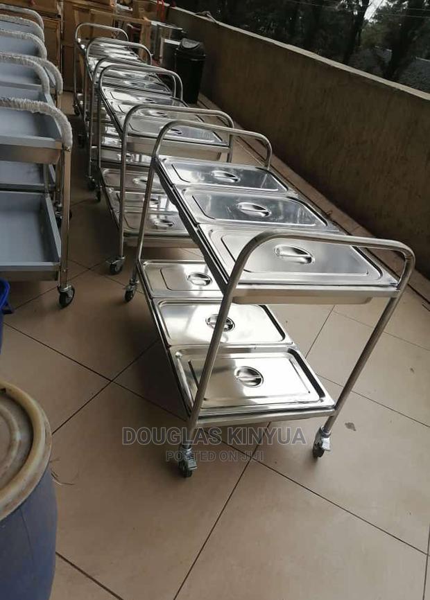 Hospital Trolley Stainless Steel - main view