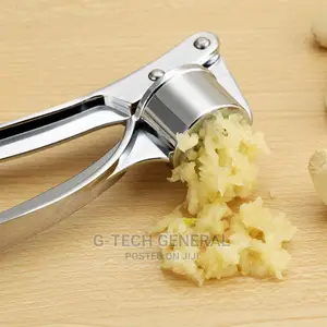 Generic Stainless Steel Hand Held Garlic Press Crusher